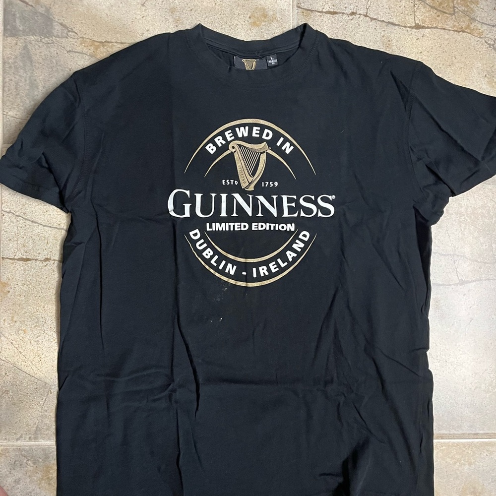 Guinness Collector Black and Gold Tee